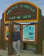 Me at the Arctic Circle