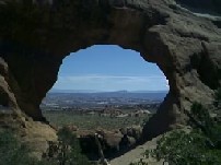 Natural rock arch, Arches National Park
